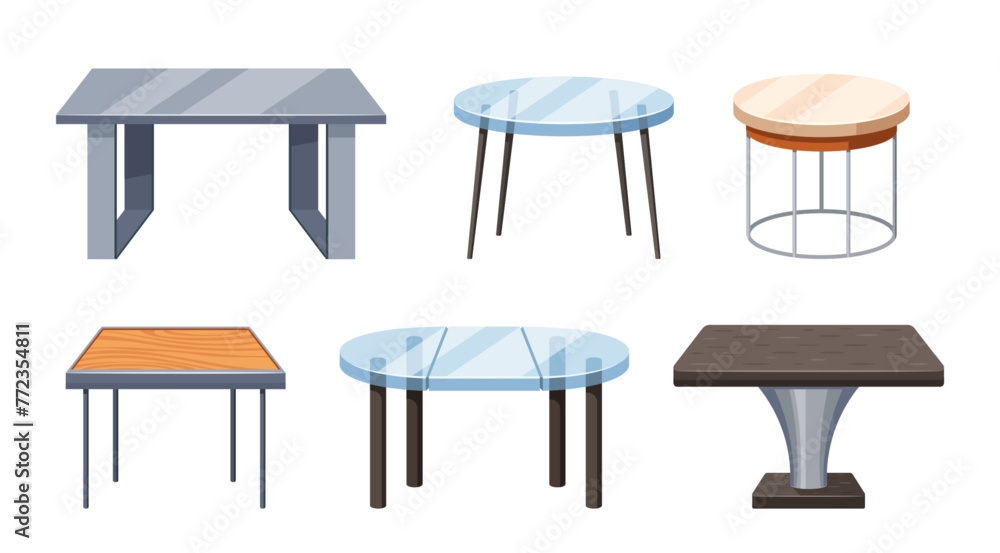 Modern Kitchen Tables Feature Sleek Designs With Glass, Wood Or Metal Materials, Prioritize Functionality And Aesthetics Modern Kitchen Tables Feature Sleek Designs With Glass, Wood Or Metal Materials, Prioritize Functionality And Aesthetics