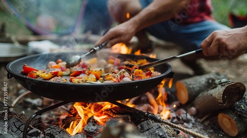Outdoor Cooking, joy of outdoor cooking while camping