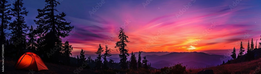 Sunrise and Sunset Views, breathtaking beauty of sunrise or sunset while camping Sunrise and Sunset Views, breathtaking beauty of sunrise or sunset while camping