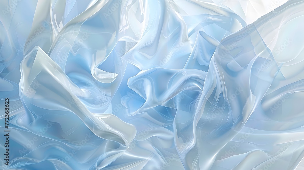 Obraz premium blue wave background