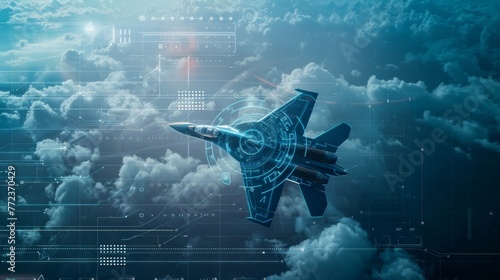 The introduction of digital radar interfaces on military aircraft as part of aviation technology advancements