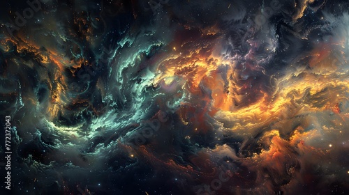 nebula background © irawan