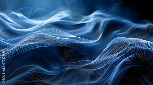 blue wave background