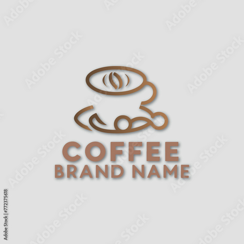 Coffee, coffee shop logo template design