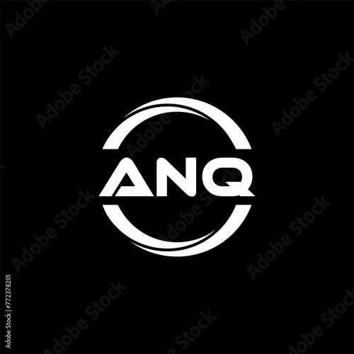 ANQ Letter Logo Design, Inspiration for a Unique Identity. Modern Elegance and Creative Design. Watermark Your Success with the Striking this Logo. photo