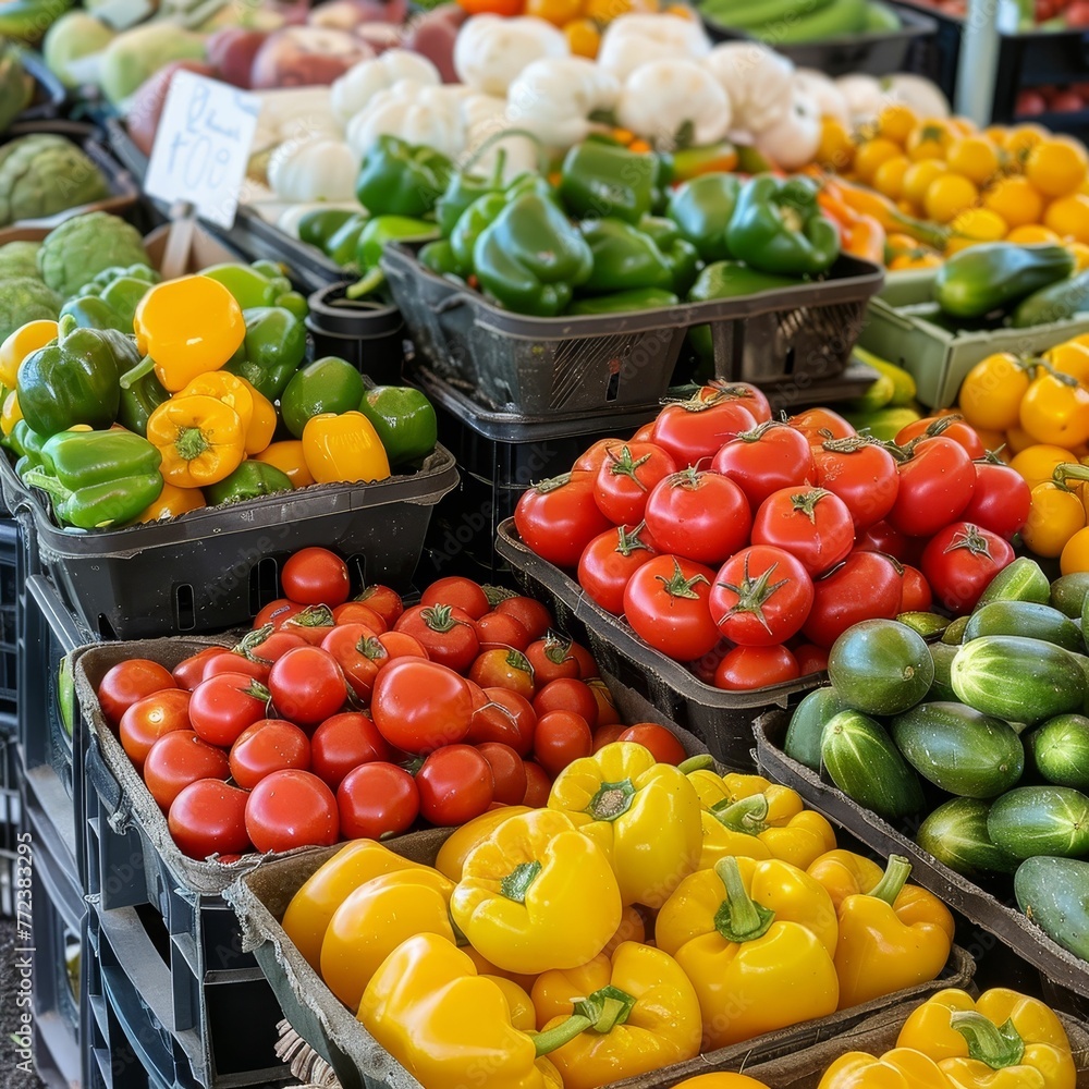 Farmers market end of day, unsold produce for those in need Farmers market end of day, unsold produce for those in need