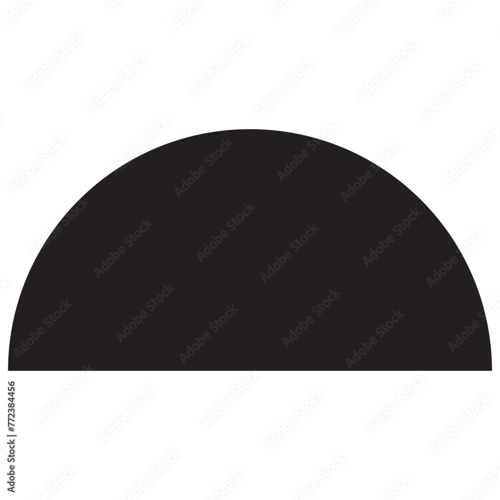 Semicircle icon half circle Semicircle icon half circle