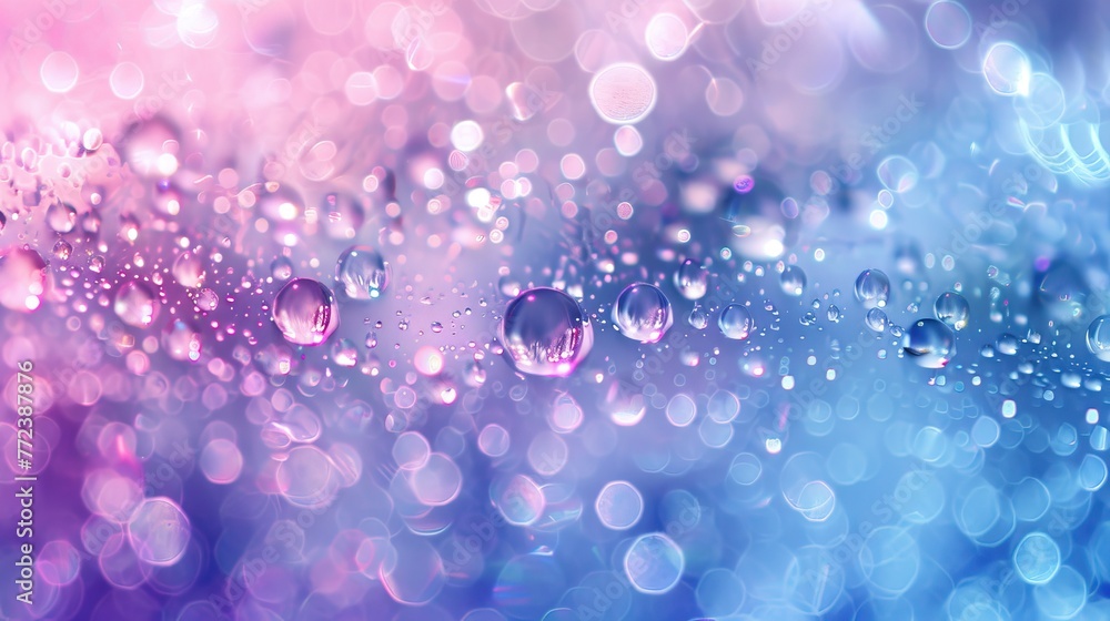 Beautiful bokeh background pink and blue pastel colors water drops on glass Beautiful bokeh background pink and blue pastel colors water drops on glass