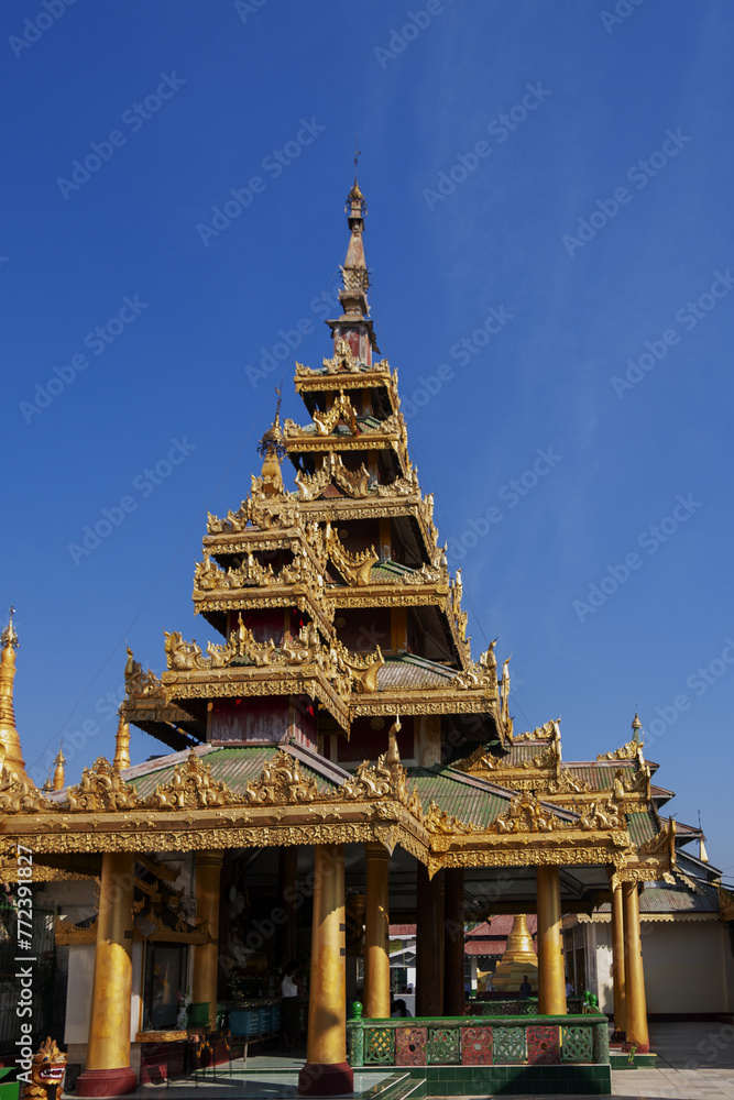 Kyaukkhauk Pagoda, Thanlyin Township, Yangon Region, Myanmar