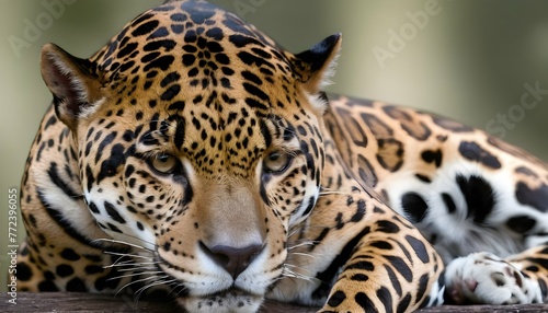 A Jaguar With Its Fur Patterned Like The Dappled S 2