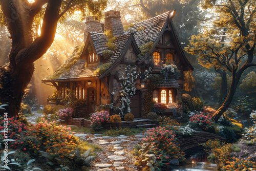 Wallpaper Mural Tranquil Forest Retreat Torontodigital.ca