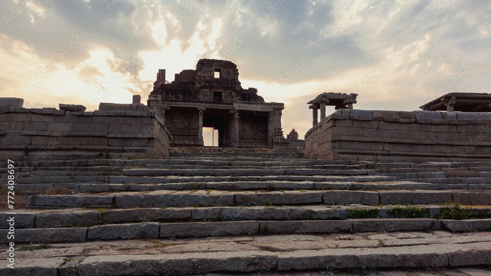 The Krishna Temple is one of the most revered and famous temples in Hampi. The Krishna Temple is one of the most revered and famous temples in Hampi.