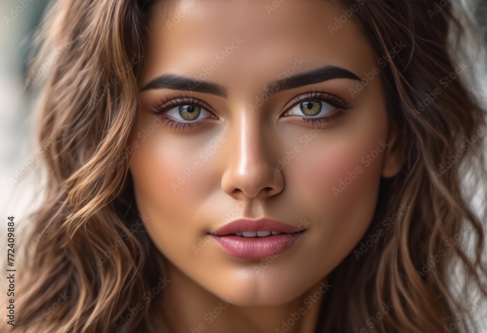 A Portrait Of Breathtakingly Gorgeous, Exotic, Beautiful Woman.
A Portrait Of Breathtakingly Gorgeous, Exotic, Beautiful Woman.