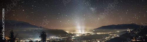 Graphic showing the zodiacal light and how its obscured by urban lighting  blending astronomy with urban planning no splash
