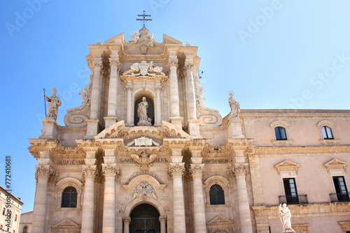 Cathedral of the Nativity of Mary Most Holy (Duomo) in Syracuse, Sicily, Italy	
 photo
