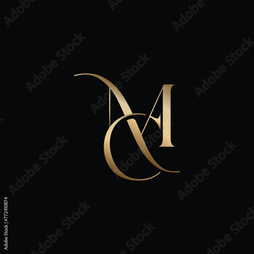 Intertwined Letter C and M Logo