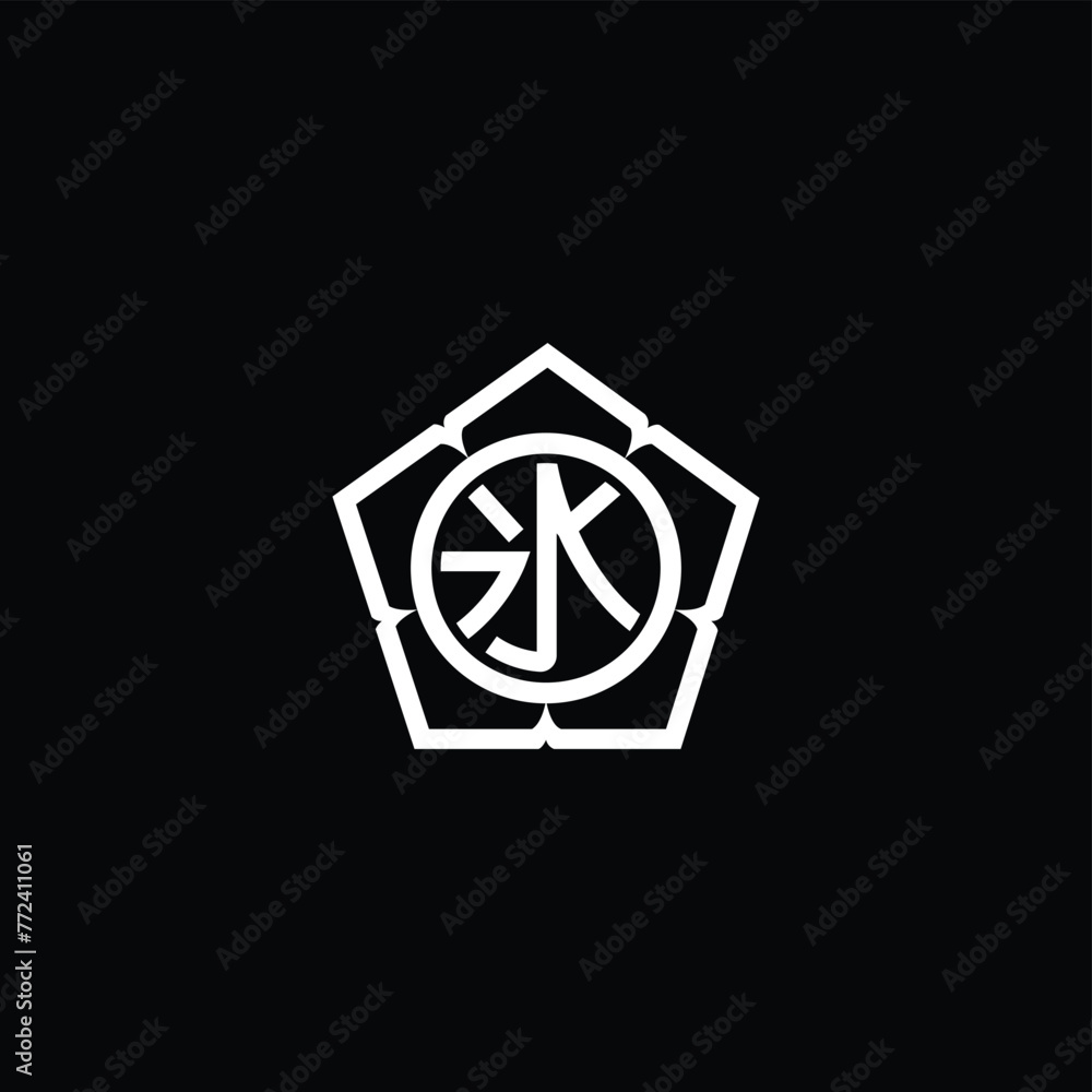 Lotus Incorporate with Water in Kanji Logo Lotus Incorporate with Water in Kanji Logo