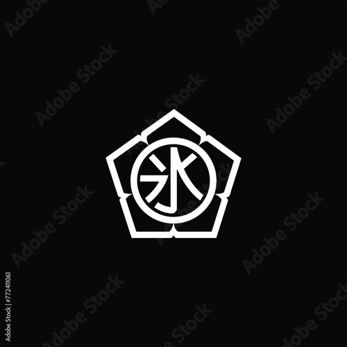 Lotus Incorporate with Water in Kanji Logo