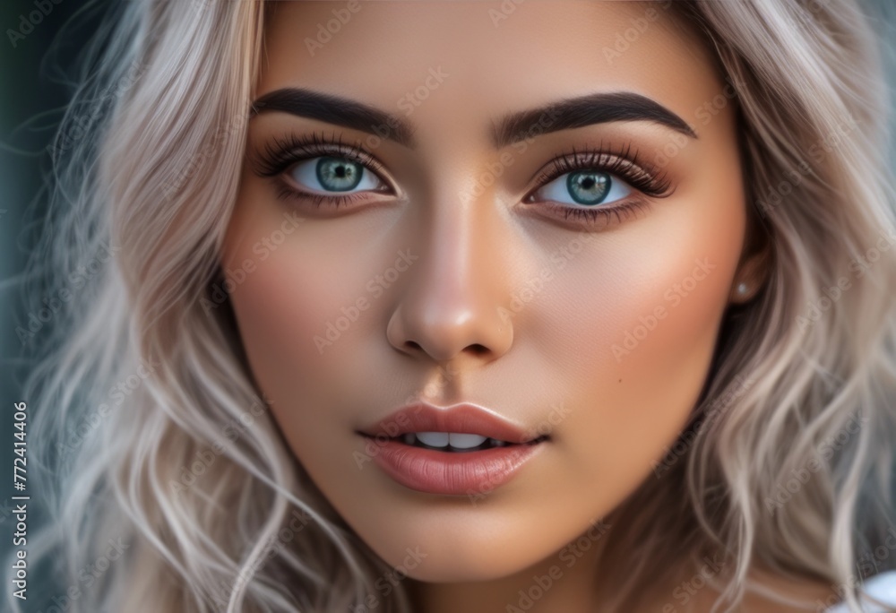 A Portrait Of Breathtakingly Gorgeous, Exotic, Beautiful Woman.
A Portrait Of Breathtakingly Gorgeous, Exotic, Beautiful Woman.