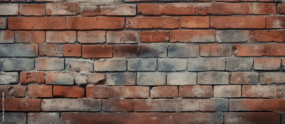 a close up of a brick wall with a lot of bricks