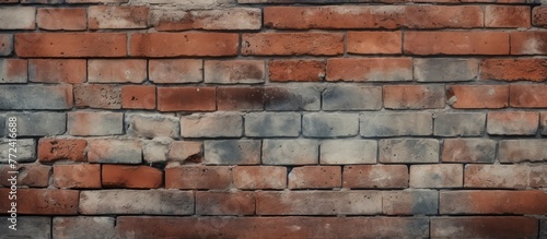 a close up of a brick wall with a lot of bricks