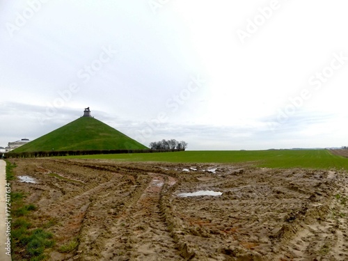 Waterloo, March 2024 - Visit to the Lion's Mound, the memorial to the Battle of Waterloo in Belgium