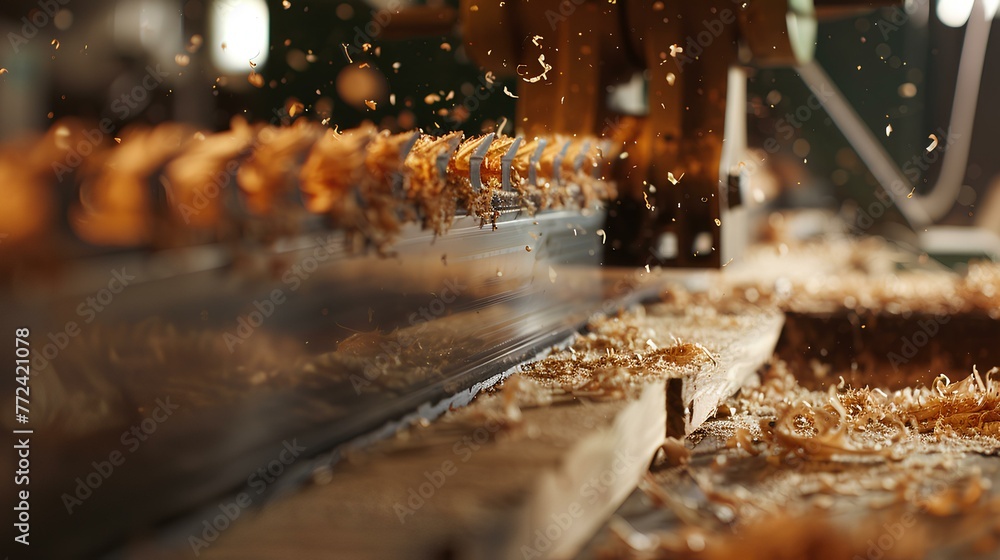wood production factory