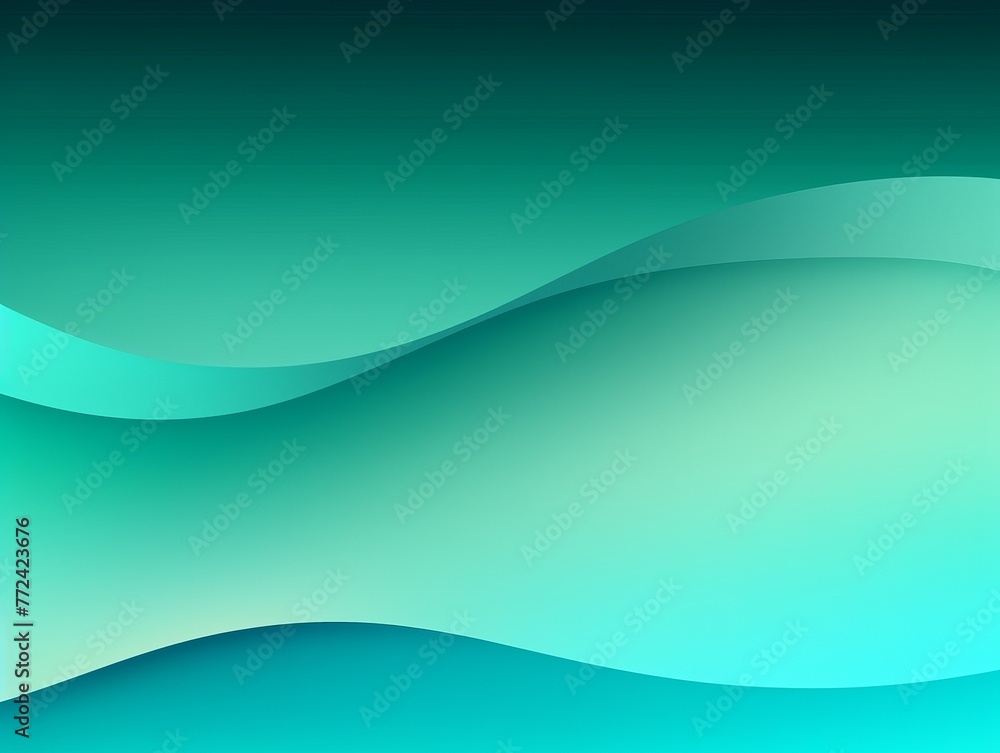 Obraz premium Turquoise abstract gradient background