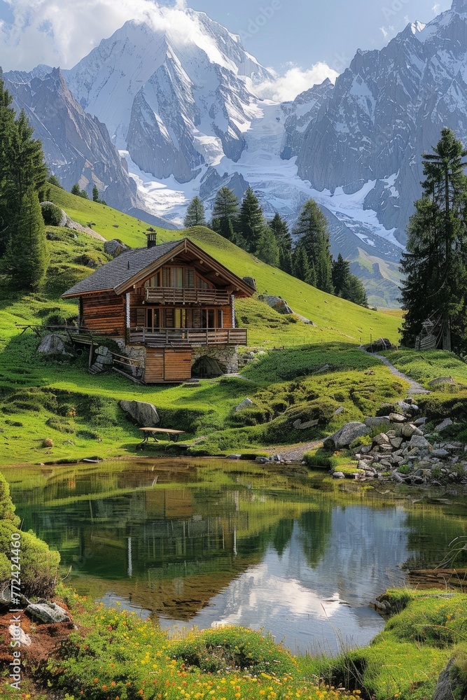 Fototapeta premium switzerlandfallgolden larksgolden autumngolden falllark treeslakeengadinautumnmountainstreesriver