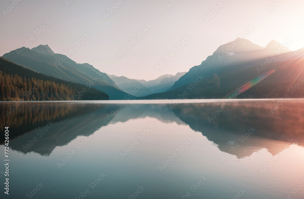 Obraz premium Bowman lake