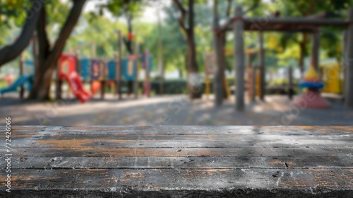 Wallpaper Mural Stone table top with copy space. Playground background Torontodigital.ca