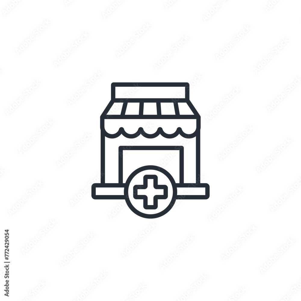 pharmacy icon. vector.Editable stroke.linear style sign for use web design,logo.Symbol illustration. pharmacy icon. vector.Editable stroke.linear style sign for use web design,logo.Symbol illustration.