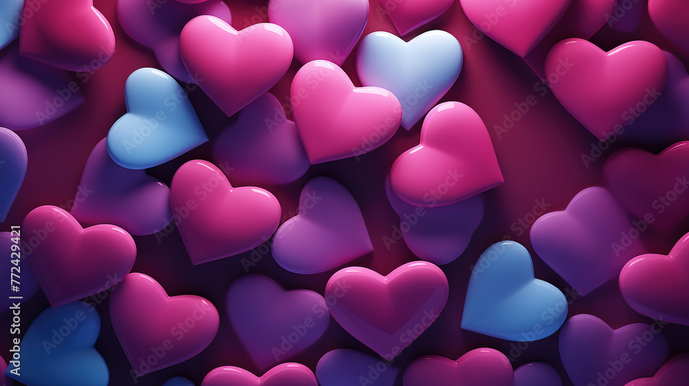 Valentine's day background in flat design Valentine's day background in flat design