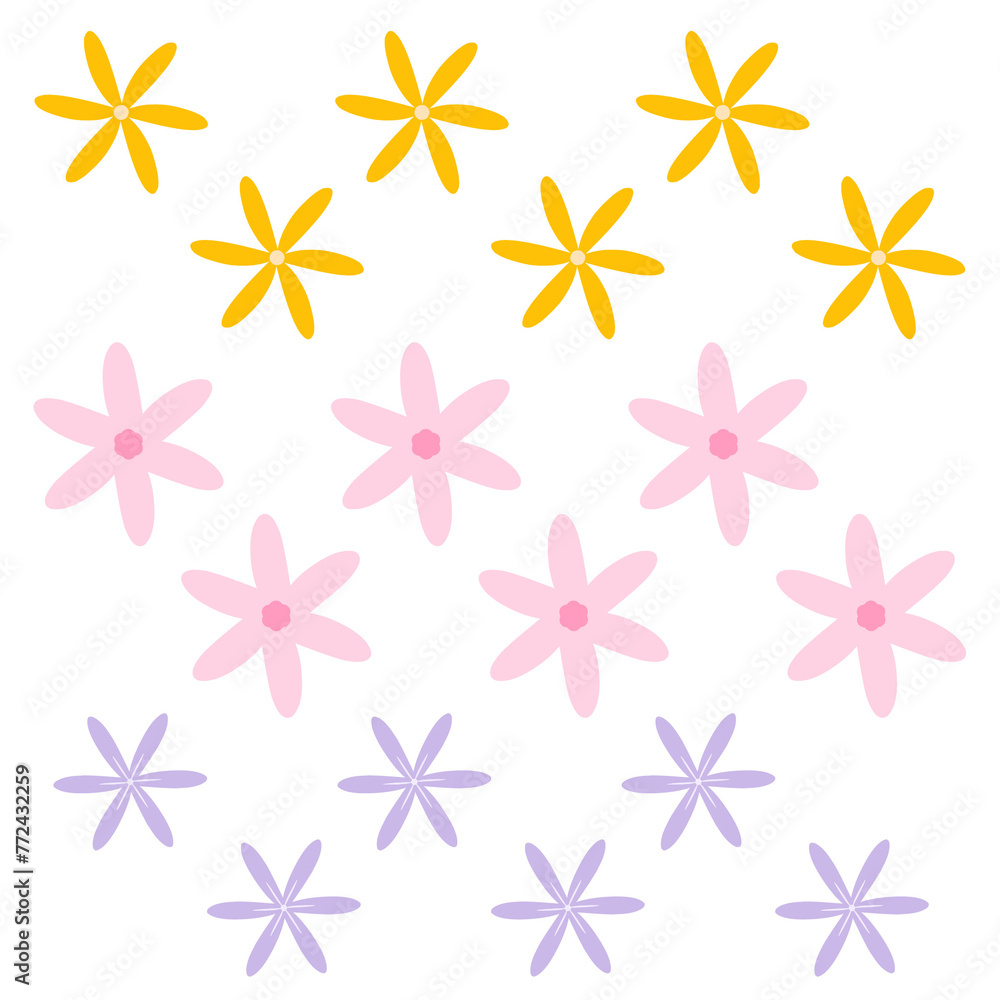 Mini Flowers Stickers Mini Flowers Stickers