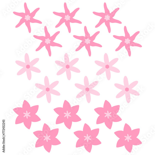 Mini Flowers Stickers © Vector stock