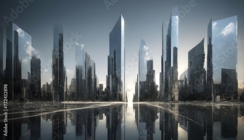 Imagine A City Where Buildings Are Made Of Mirrors