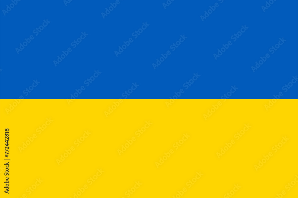 Ukrainian flag. Yellow blue. Symbol of the country Ukraine. Isolated vector illustration. Ukrainian flag. Yellow blue. Symbol of the country Ukraine. Isolated vector illustration.