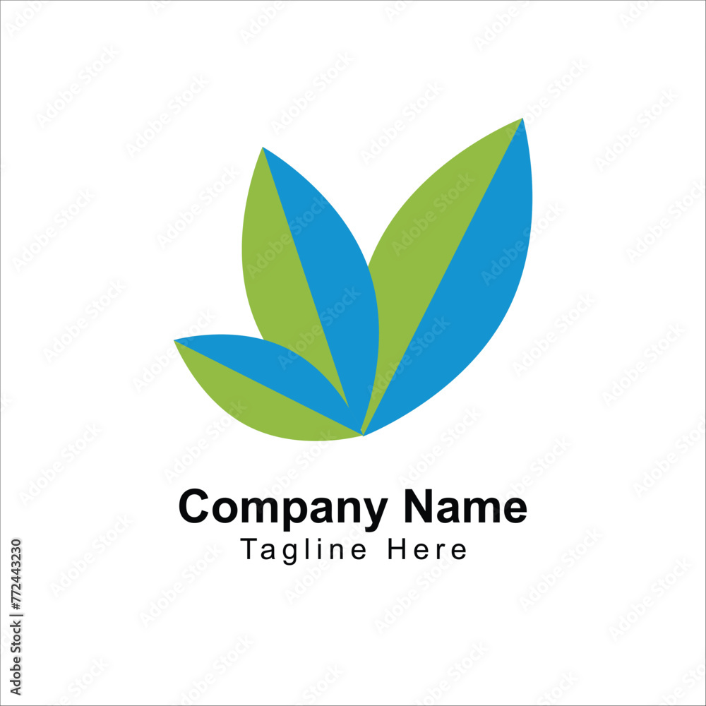 creative leaf logo icon