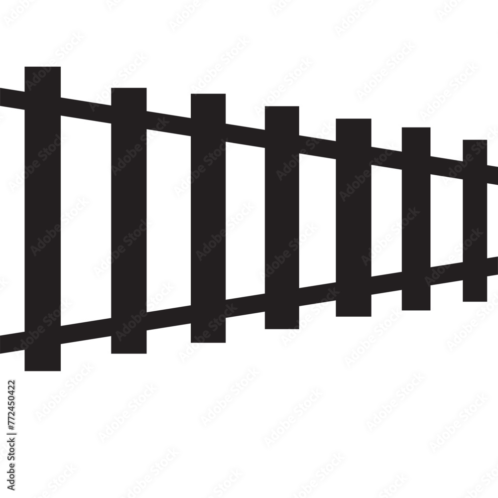 Vector illustration of curved railroad isolated on a white background. Straight and curved railway train track icon set. Perspective view railroad train paths. Vector illustration of curved railroad isolated on a white background. Straight and curved railway train track icon set. Perspective view railroad train paths.