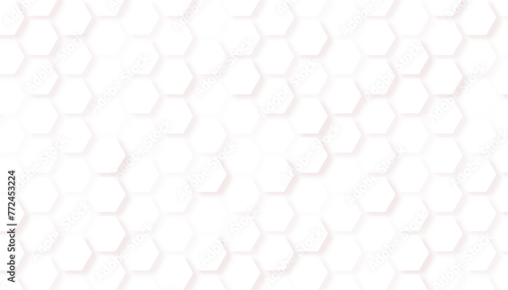 Abstract background with hexagons. White clean hexagonal medical concept. White hexagon pattern background Abstract background with hexagons. White clean hexagonal medical concept. White hexagon pattern background