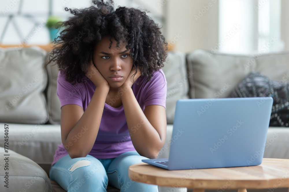 A person sits at a desk concentrating on a laptop screen A person sits at a desk concentrating on a laptop screen