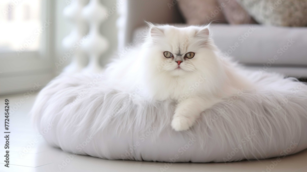 Persian cat with thick and smooth , Generate AI