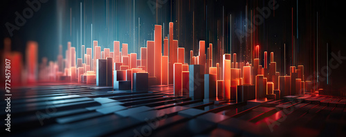 Digital background for tech, AI, data, audio, graphics, and more © Yeti Studio