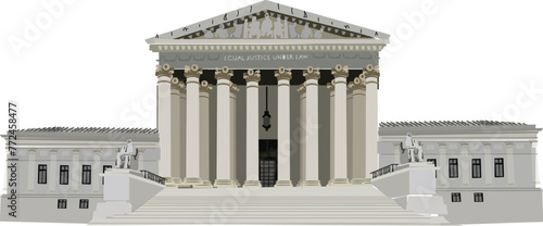 USA Supreme court vector