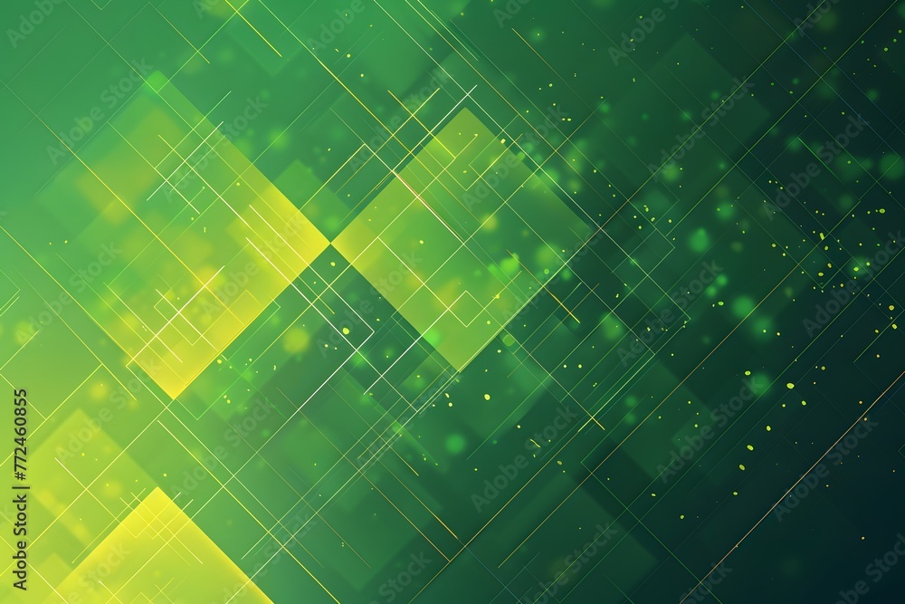 Fototapeta premium Sea green color abstract shape background presentation design.