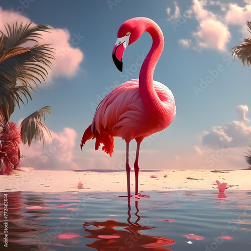 Exotic Flamingo