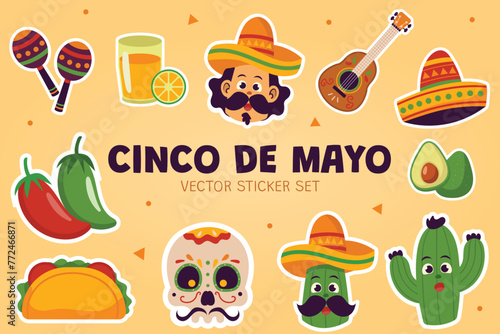 Cinco De Mayo Sticker Set (ID: 772466871)