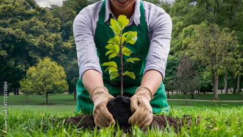 Generative Ai World Arbor Day Tree Planting