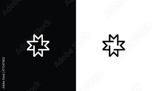 Letter M logo design template