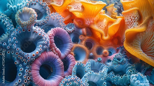 Witness the intricate patterns and vibrant hues of sea sponges, each one a masterpiece of underwater architecture.